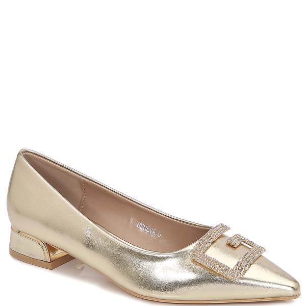 POINTY FLAT SHOES W G SHAPE RHINESTONE 12 PAIRS