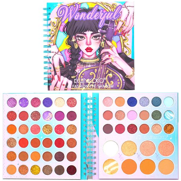KEVIN COCO WONDERFUL 62 FASHION EYE SHADOW PALETTE