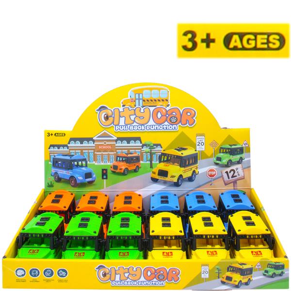 CITY CAR PULL BACK FUNCTION CAR TOY (12 UNITS)
