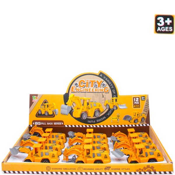 CITY ENGINEERING TRUCK MODEL TOY (12 UNITS)