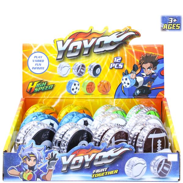 HIGH SPEED SPORTS YOYO TOY (12 UNITS)