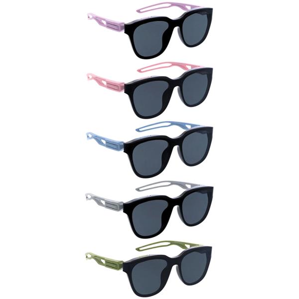 LARGE THICK CAT EYE W ARM CUT OUTS SUNGLASSES 1DZ