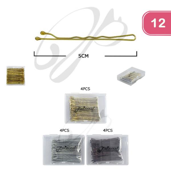HAIR BOBBY PINS (12 UNITS)