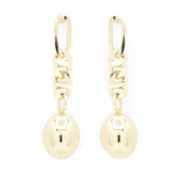 BALL METAL LINK DROP EARRING