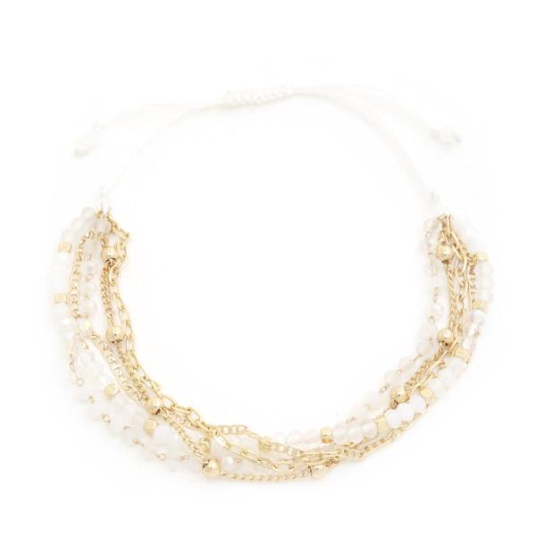 MULTI BEAD ADJUST BRACELET