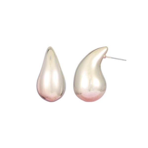 OMBRE 25MM TEARDROP EARRING