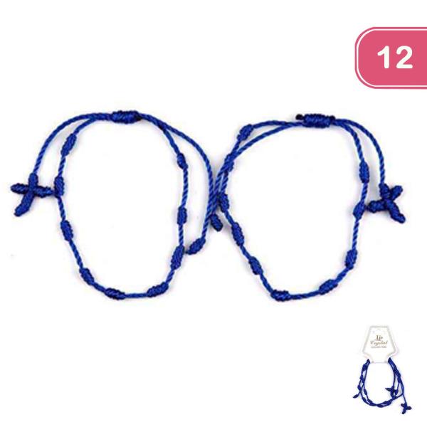 KNOTTED BRACELET (12 UNITS )