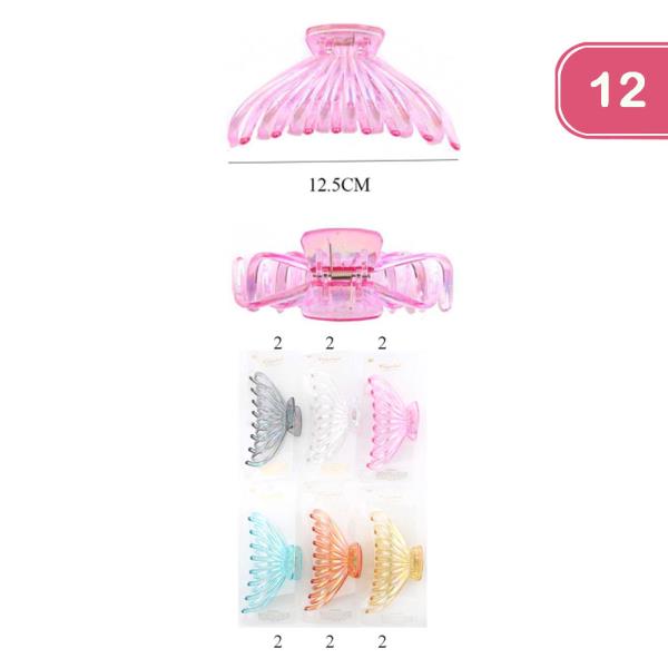 CLAW HAIR CLIP  (12 UNITS )
