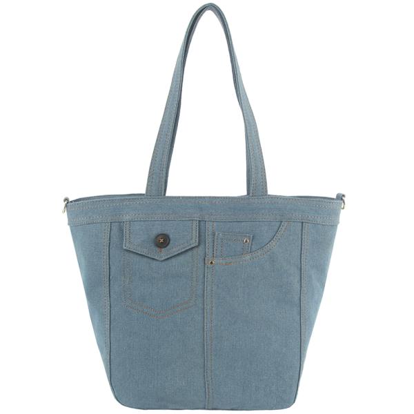 STYLISH DENIM JEANS DESIGN TOTE BAG