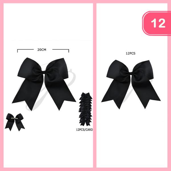 HAIR BOW CLIP (12 UNITS)
