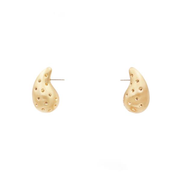 TEARDROP DOME EARRING