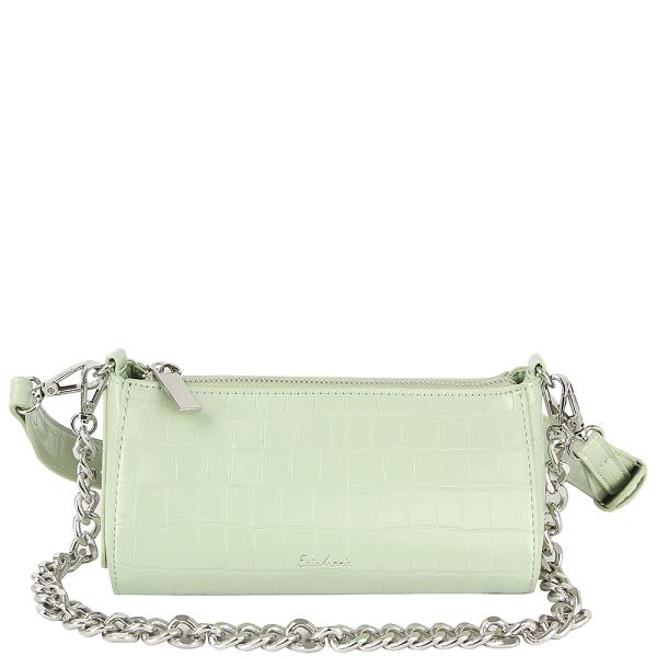 CROC TRIANGULAR CHAIN LINK SHOULDER CROSSBODY BAG