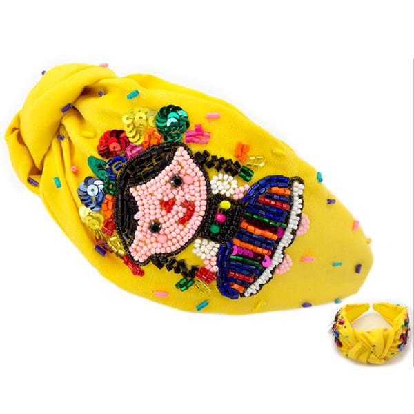 SEED BEAD CINCO DE MAYO GIRL HEADBAND