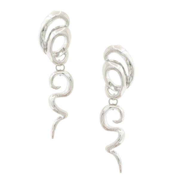 SWIRL METAL EARRING