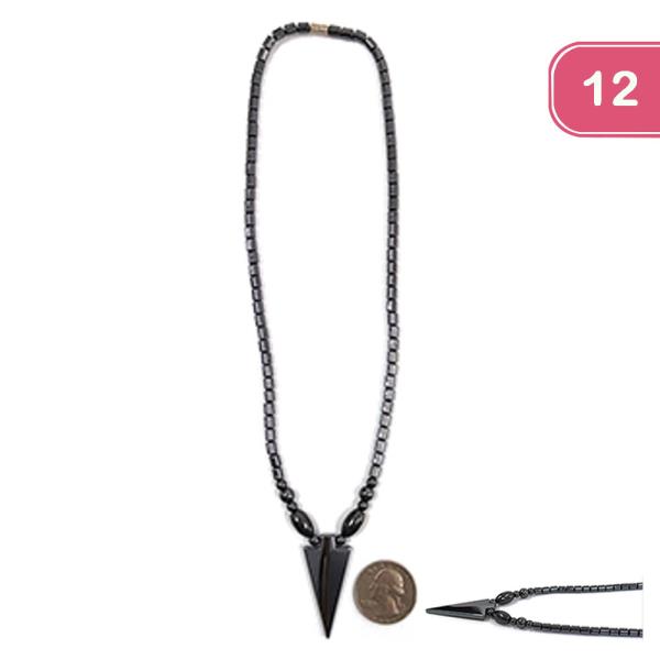 ARROW TRIANGLE NECKLACE (12 UNITS)