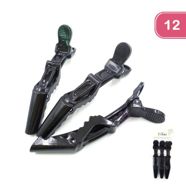 STYLING SECTIONING HAIR CLIPS (12 UNITS)