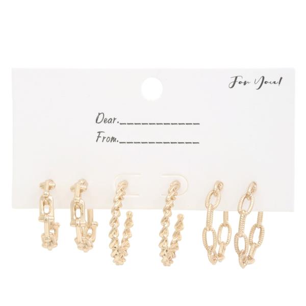 ASSORTED EARRING SET