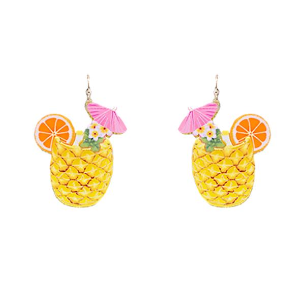 PINEAPPLE DANGLE EARRING