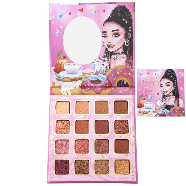 16 COLOR HAPPY TIME PALETTE W MIRROR
