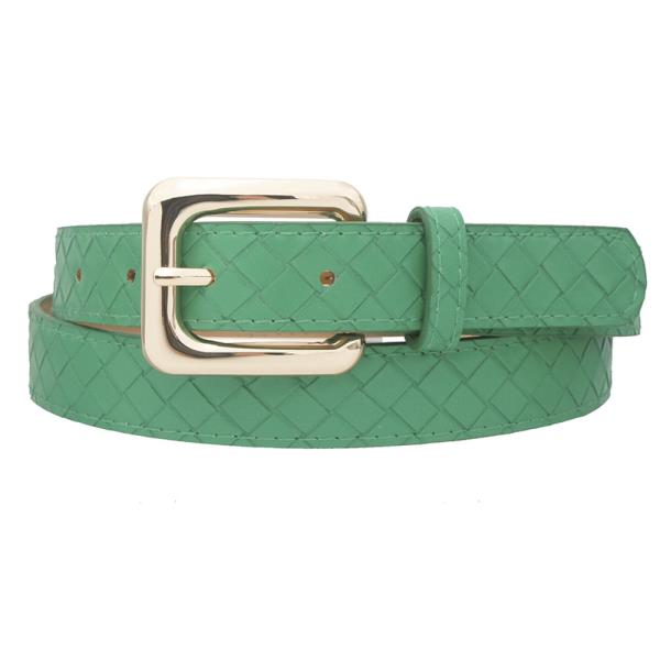 ROUNDED SQUARE WEAVE STRAP BELT