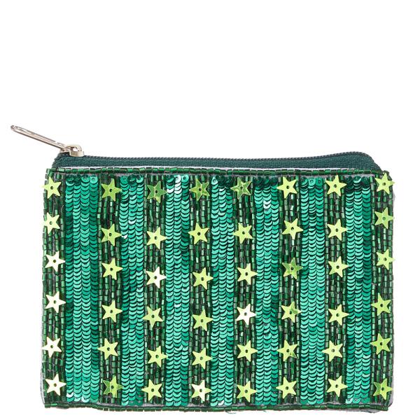 STAR SEQUIN COIN POUCH