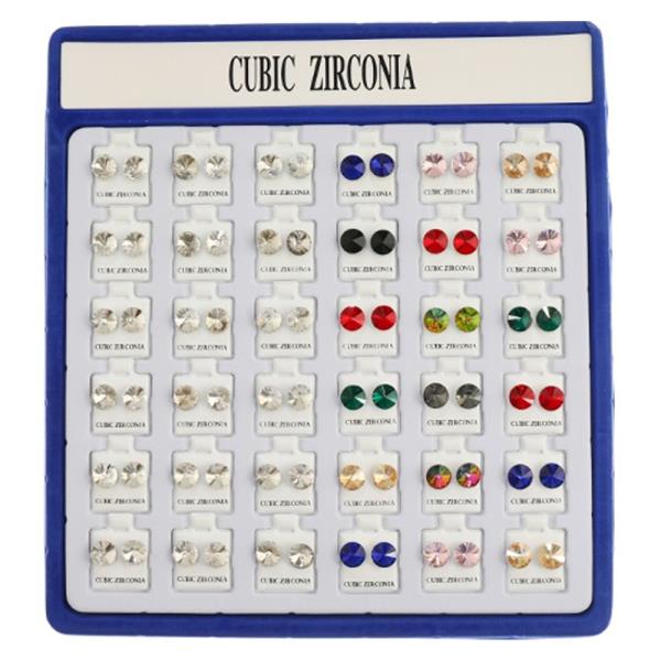 CUBIC ZIRCONIA (36 UNITS)