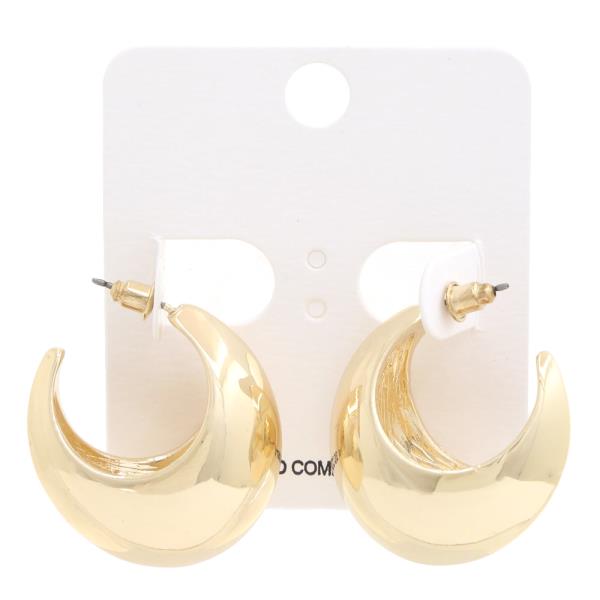 OPEN CIRCLE METAL EARRING