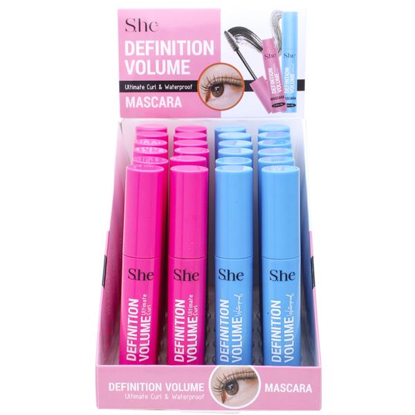 DEFINITION VOLUME MASCARA (24 UNITS)