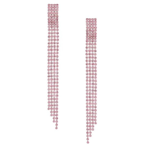 RHINESTONE 4 LINE DROP EARRING