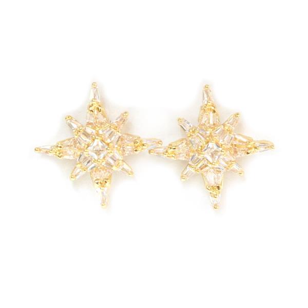 RHINESTONE POST EARRING