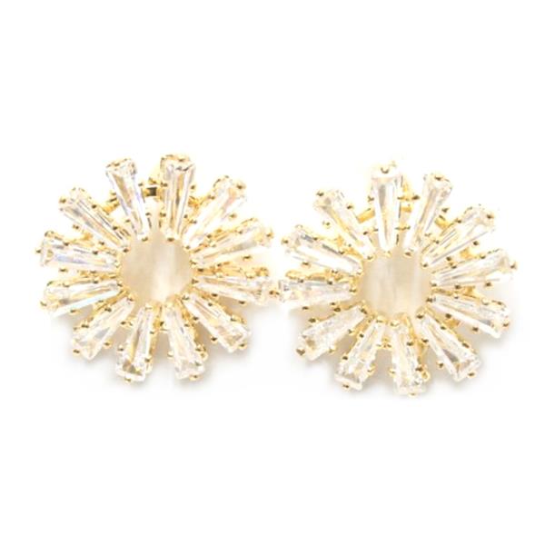 RHINESTONE POST EARRING