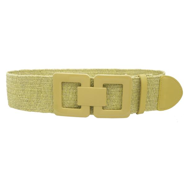 PLUS COLOR COATED CLASP ELASTIC STRAW BELT