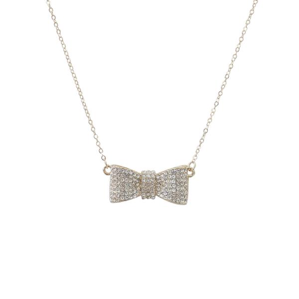 CUTE BOW TIE NECKLACE
