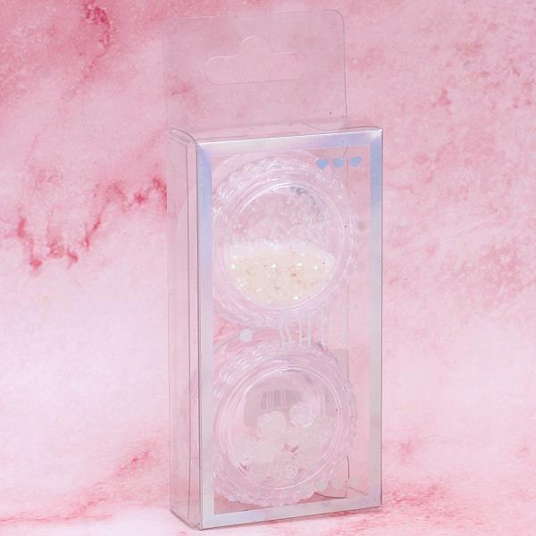 FASHION GLITTER ROSE NAIL ART DECORATION SET