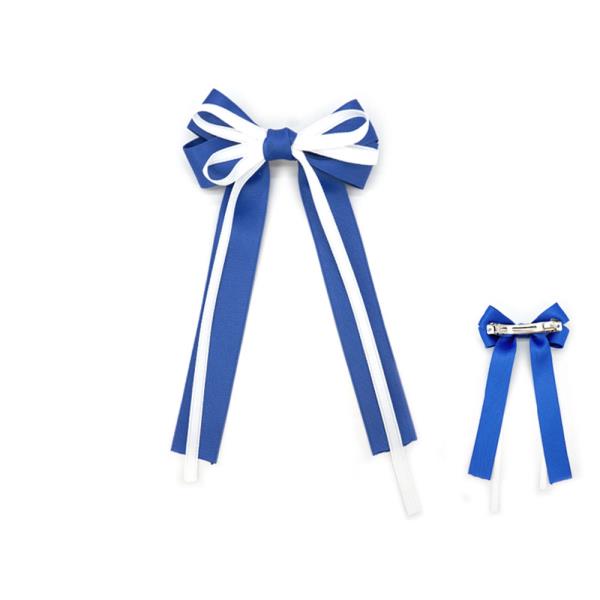 COLLEGIATE TWO TONE HAIR BOW