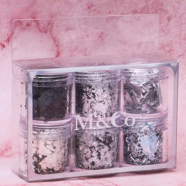 CHUNKY FLAKES NAIL ART DECORATION SET