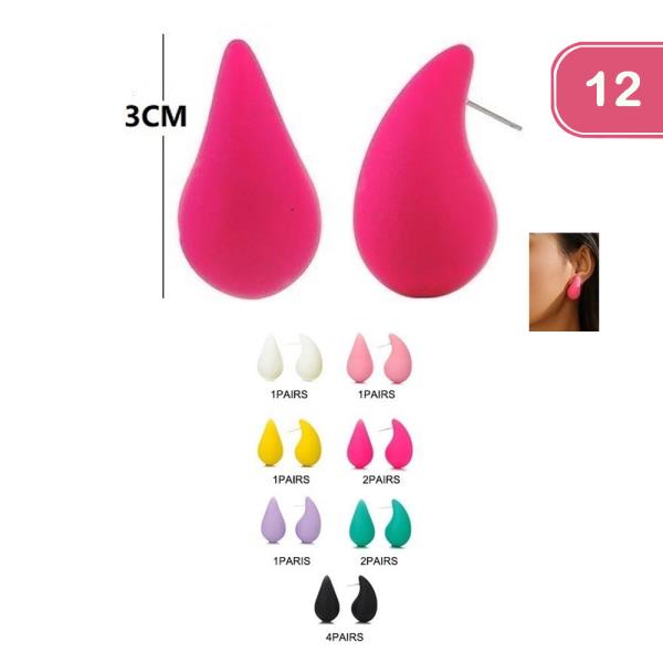 CHUNKY DROP EARRING (12 UNITS)