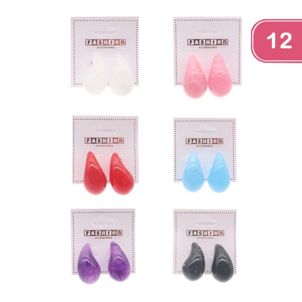 CHUNKY DROP EARRING (12 UNITS)
