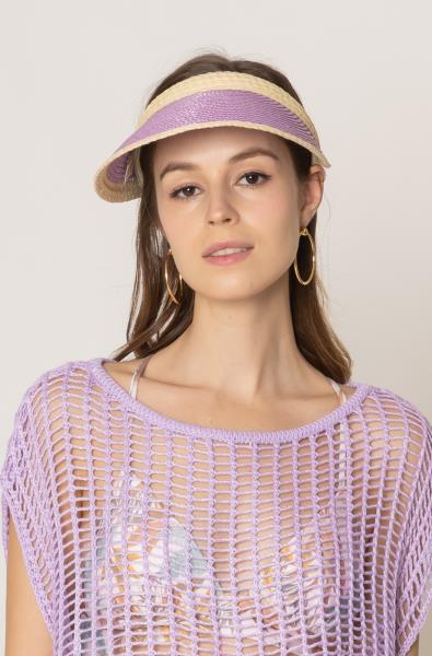 STRAW SUN VISOR