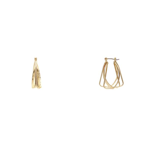 METAL HOOP EARRING