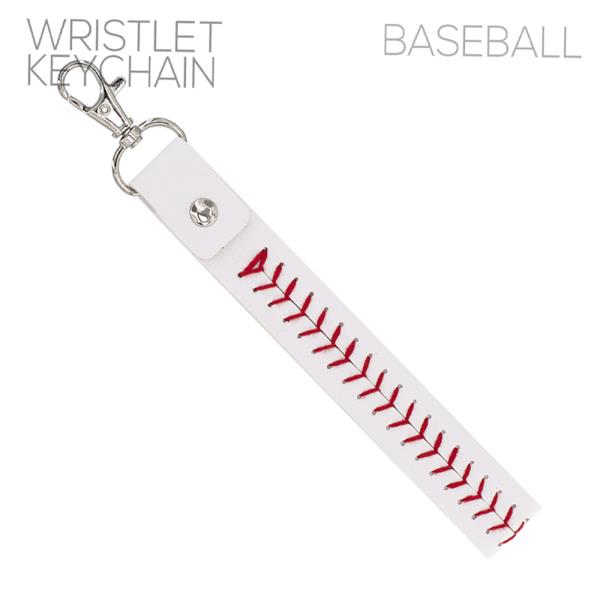 BASEBALL WRISTLET KEYCHAIN