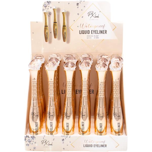 WATERPROOF LIQUID EYELINER (24 UNITS)