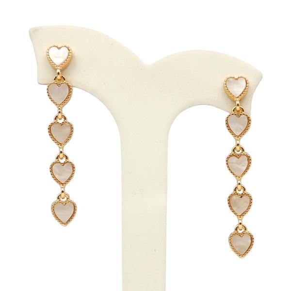 HEART SHAPE DANGLE EARRING