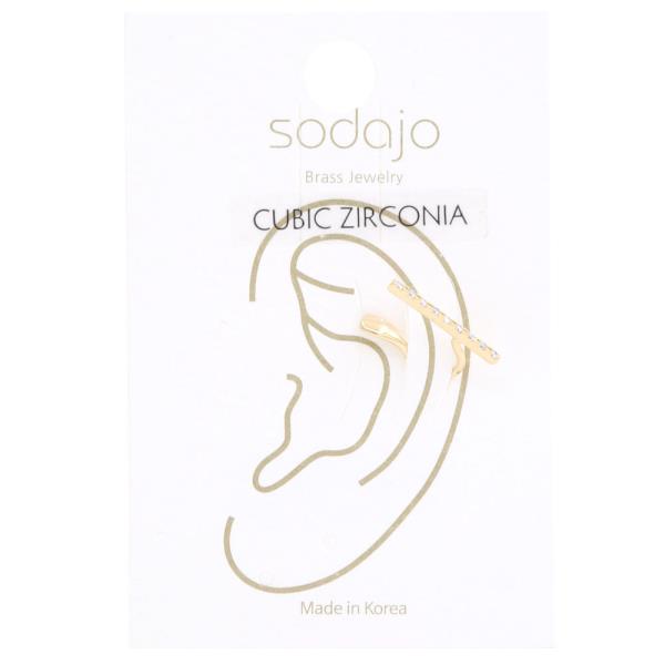 SODAJO CZ METAL EAR CUFF