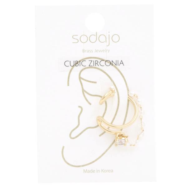 SODAJO CZ METAL EAR CUFF