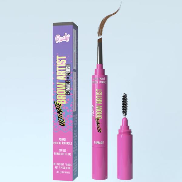 RUDE ULTIMATE BROW ARTIST POMADE AND BRUSH - Hazel