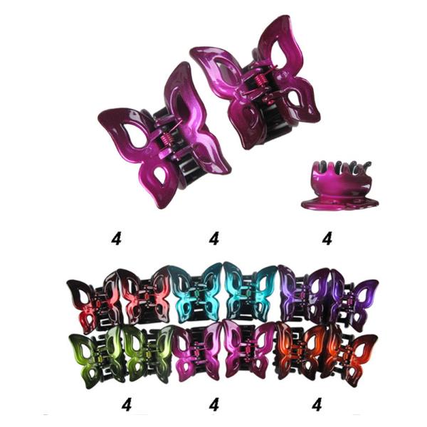 BUTTERFLY HAIR CLIP (12 UNITS)