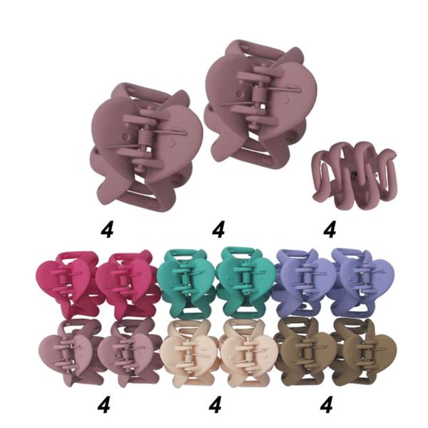 MATTE HAIR CLIP (24 UNITS)