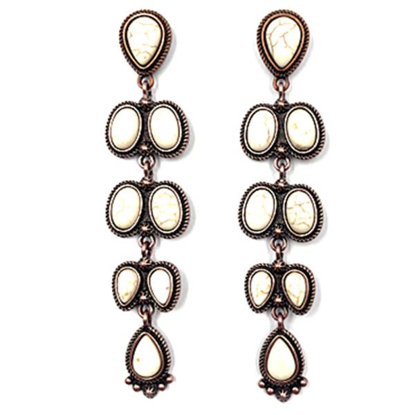 TQ STONE WESTERN STYLE EARRING