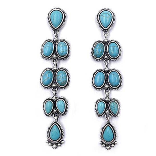 TQ STONE WESTERN STYLE EARRING
